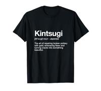 Kintsugi Definition Typographie de Style Dictionnaire T-Shirt