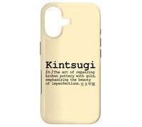 Kintsugi Gold Pottery Repair Japanese Poetic Tradition Word Coque pour iPhone 17