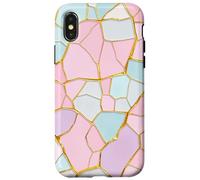 Kintsugi & Kintsukuroi Art Japonais Imparfait Céramique Coque pour iPhone X/XS