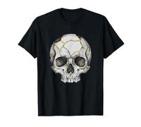 Kintsugi Skull Resilience Wabi Sabi Graphique Japonais T-Shirt