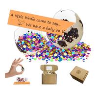 kintsukuroi Œuf de caille surprise pour annonces de grossesse, idées cadeaux drôles de bébé, œufs de caille parfaits pour les grands-parents, futurs papas ou amis