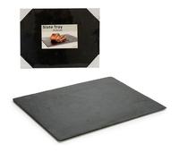 KINVARA Ardoise pour apéritif 40x30cm Noir