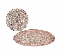 Kinvara Dessous de Plat Rose Plastique (Ø 38 cm) (12 Unités)