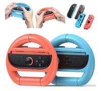 Kinwin Volant pour Nintendo Switch 2, Switch 1 et Switch OLED Joycon, NS2 - Accessoires antidérapants (bleu et orange)