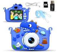 Kinyoda Appareil Photo Enfant, 2.0 Pouces Enfant Appareil Photo Numérique, HD 1080P Mini Caméra Enfant Selfie Apareille Photo 32G, Cadeaux Noë l& Anniversaire pour Enfants de 3 à 12 Ans (Bleu)