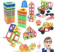 Kinyoda Blocs de Construction magnétiques,62 Pcs Jeux de Aimantés Construction Magnetiques,3D Jouets de Construction Magnetique Enfant,Cadeaux Anniversaire, Jeux de Enfants Educatif Blocs 3 Ans+