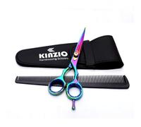 KINZIO Professional Hair Cutting Scissors Japanese Stainless Steel 6.5" Fine Tuning Tension Screw Premium Scissors for Hair Cutting (6.5")