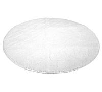 Kinzler Housse de Couvercle de WC en Microfibre de Haute qualité, Microfibre Polyester, weiß, 90 cm