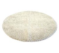 Kinzler J-10083/30 Tapis de Bain Rond en Microfibre Gris 90 cm