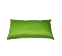 Kinzler K-10036/27 Paire de taies d'oreiller en Satin de Coton Vert uni 40 x 80 cm