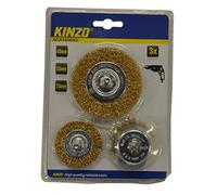KINZO 54678 acier avec revêtement laiton brosse