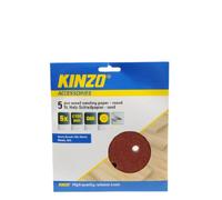 Kinzo 71739 Papier abrasif en bois rond 150 mm