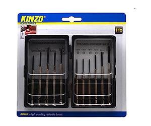Kinzo 79475 Set de 11 Tournevis de précision