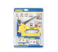 Kinzo 871125279439 Ensemble 3 en 1 agrafeuse et agrafes Jaune