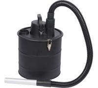 Kinzo Aspirateur de cendres pour cheminée et barbecue avec fonction de soufflage, réservoir en fer ignifugé et tuyau métallique 18L 800-1200W Noir