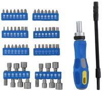 Kinzo Coffret d'Outils avec Cliquet 14 Douilles, 42 Embouts incl. Torx, Hexagona