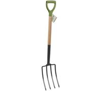 Kinzo Fourche 105 cm – 4 dents – manche en bois – multicolore