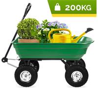 Kinzo Garden Chariot de jardin 108 x 95 x 50 CM - Bollerwagen - 75 L - 200 KG charge utile