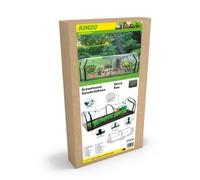 Kinzo Garden Serre de Jardin Tunnel de Forcage - avec Fermeture Éclair - Acier -