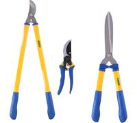 Kinzo Set de sécateurs Set combiné de taille - 3 pièces - Sécateurs - Coupe-haie
