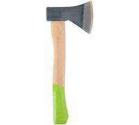 Kinzo Hache - Hachette - 36x15x2.5 cm - Lame en Acier Inoxydable avec Fourreau de Hache - Hache pour Fendre Le Bois - Hache Forestière - Vert