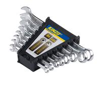 Kinzo Jeu de Clés 8 Pièces Clés à Douille de 8 à 19MM Clés Acier Chrome Vanadium
