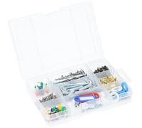 Kinzo Kit de fixation ménagère 595 pièces - Boîte en PVC