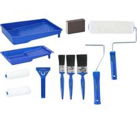 Kinzo kit de peinture 12 pièces - pinceau - rouleau de peinture - bac à peinture