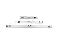 Kinzo Niveaux Set 40/60/100 CM 0°/ 45°/ 90° Aluminium Gris