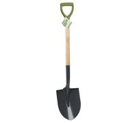 Kinzo Pelle de Jardin 105 cm - Outil de Jardin Robuste avec Manche en Bois et poignée en Plastique - Bêche pour Creuser et enlever la souche ou Le Porte-greffe