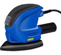 Kinzo Ponceuse 230V Paume Bleue Polissage Travail du bois Ponceuse triangulaire