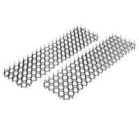 Kinzo Repulsif Chat Exterieur - 2 Tapis Anti Chat, Chien et Pigeon - 2 Tapis Plastique Exterieur pour la Plantation - Tapis Répulsifs et Dissuasifs - 49 x 14 cm - Noir