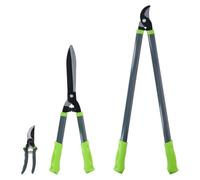Kinzo Set de Sécateurs Set Combiné de Taille - 3 Pièces - Sécateurs - Coupe-Haies