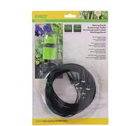 Kinzo Système d'arrosage Kinzo avec 10 Goutteurs d'Eau - Arrosage Automatique pour Jardin - Goutte a Goutte 155 cm - Réduit l'Entretien Excessif du Jardin - Plastique - Noir