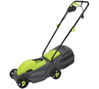 Kinzo Tondeuse à Gazon électrique - 1100 W - avec bac de récupération - Largeur de Coupe 320 mm