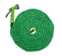 Kinzo Tuyau d'Arrosage Extensible 20M Tuyau Arrosage avec Pistolet Tuyaux d'Arrosage pour Jardinage Compact et Pratique Vert