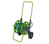 Kinzo Tuyau d'Arrosage sur Dévidoir ¿ Avec Tuyau Arrosage 30M, 4 Raccords & Pistolet ¿ Tuyau Extensible avec Poignée Réglable ¿ Pour Jardin & Nettoyage ¿ Vert