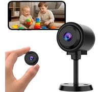 KinZon Caméra Espionne Cachée WiFi 1080P HD Carte SD 64G Inclus- Vision Nocturne & Détection de Mouvement - Surveillance sans Fil Intérieure/Extérieure pour Maison, Bureau, Bébé & Animaux