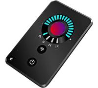 KinZon Détecteur de Caméra Cachée, détecteur de Bugs, Caméra Espion, de Dispositif de Suivi GPS, détecteur RF, détecteur de dispositifs cachés à 5 Modes pour Hôtels, Airbnb, Voiture, Bureau (Noir)