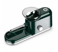 KinZon Machine à Rouler Électrique Automatique, Formats 8 mm et 6,5 mm, Remplissage par Bouton, Tube en Acier Inoxydable, Alimentation à Spirale, Plateau Amovible, Design Compact (Vert)