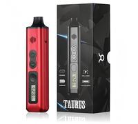 KinZon Vaporisateur Taurus pour herbes sèches, affichage OLED et contrôle de la température, chambre chauffante en céramique, chauffage rapide en 40s (Rouge)
