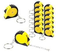 Kioball 12 Porte-Clés à à Mesurer, Mini à Mesurer avec Verrouillage Coulissant Stable, Construction pour à Mesurer 1 M/3,3 Pieds