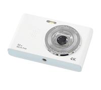 Kioball Appareil Photo Numérique 4K pour Voyage, Selfie, 50 MP, HD, Double Objectif, Zoom, Écran de Photographie, Entrée de Gamme, Mini Caméra Rétro pour Le Campus des Enfants