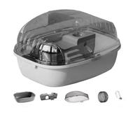 Kioball Cage à Hamster, Jouet de Course à roulettes, Château Transparent, Adapté Aux Souris, Hamster, Cochon D', Petits Animaux, Accessoires D