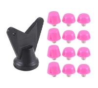 Kioball Lot de 12 crampons de chaussures de football M5 à visser 7 mm 10 mm antidérapants Rose