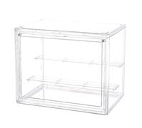 Kioball Présentoir Transparent Échelle Modèle Boîte de Rangement Marionnette Boîte de Présentation 27x18x22CM