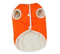Kioball Vêtements pour Animaux de Compagnie Automne et Hiver Vêtements pour Chiens Teddy Cat Vêtements pour Animaux de Compagnie Hiver Pêche Vêtements Rembourrés en Coton Orange