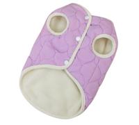 Kioball Vêtements pour Animaux de Compagnie Vêtements d'automne et d'hiver pour Chiens Vêtements pour Animaux Compagnie pour Peluche Vêtements d'hiver Coton Rembourré Pêche Violet