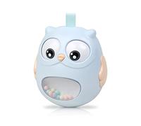 Kiokids Jouet Culbuto Hibou Bleu