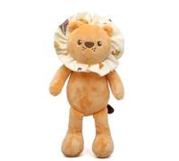 Kiokids Peluche Lion pour bébé douce et tendre Convient dès la naissance Stimule le toucher et l'affection Idéal pour dormir, câliner et calmer | Design sûr, lavable et unisexe